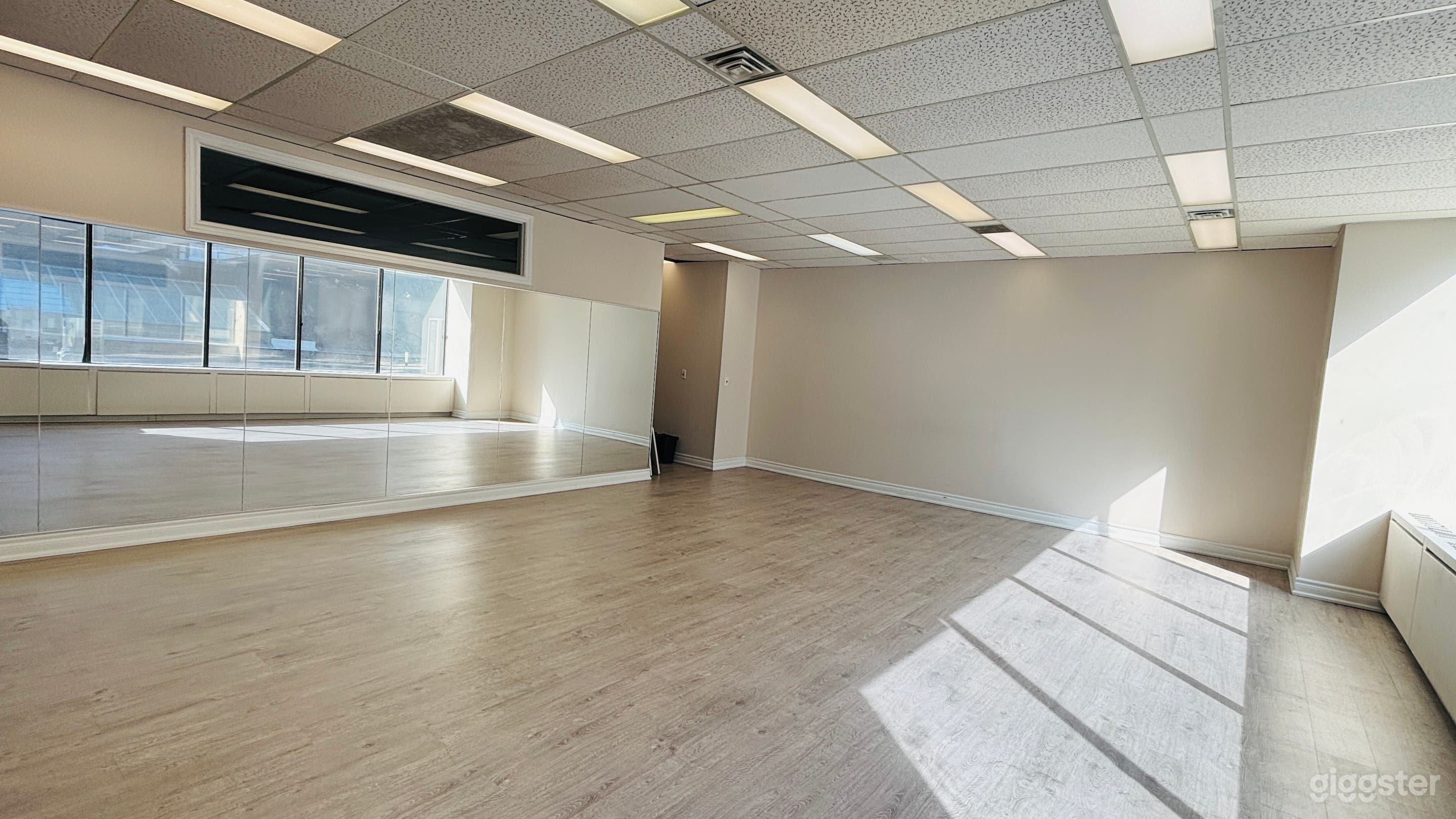 Lots of natural light