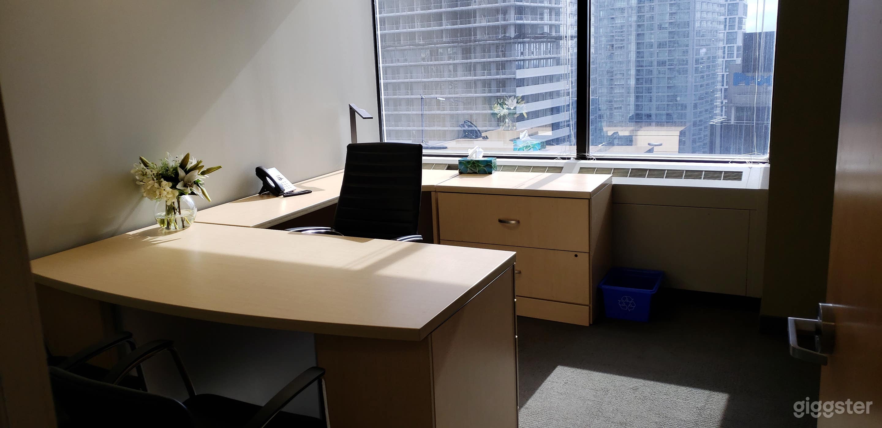 Compact Window Offices for 3 guests Photo 1