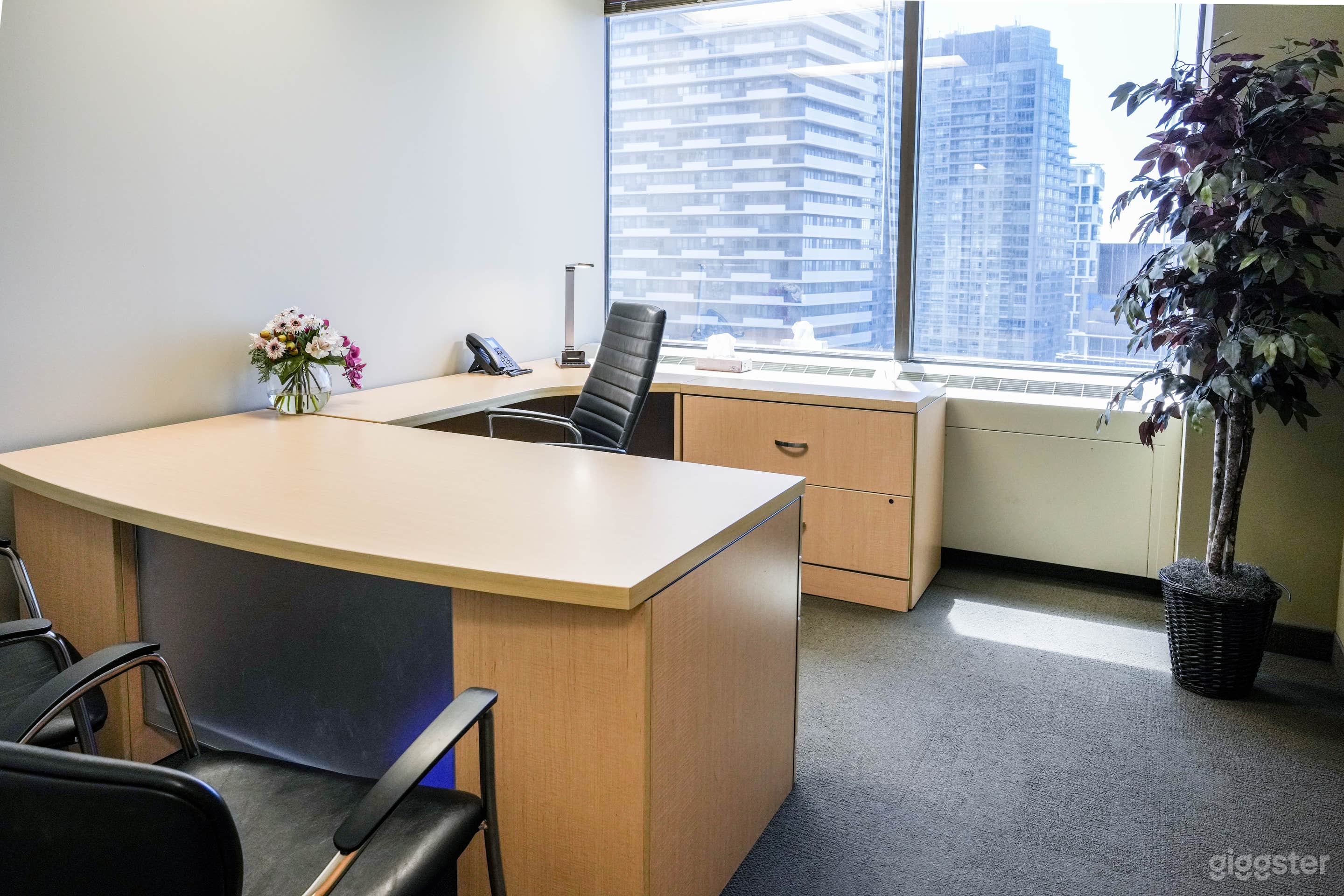 Compact Window Offices for 3 guests Photo 2