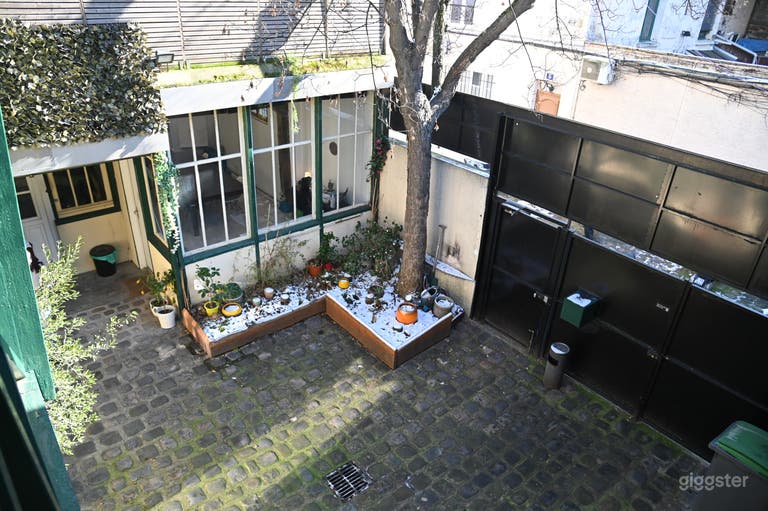  La cour intérieure de la Villa Lemons 