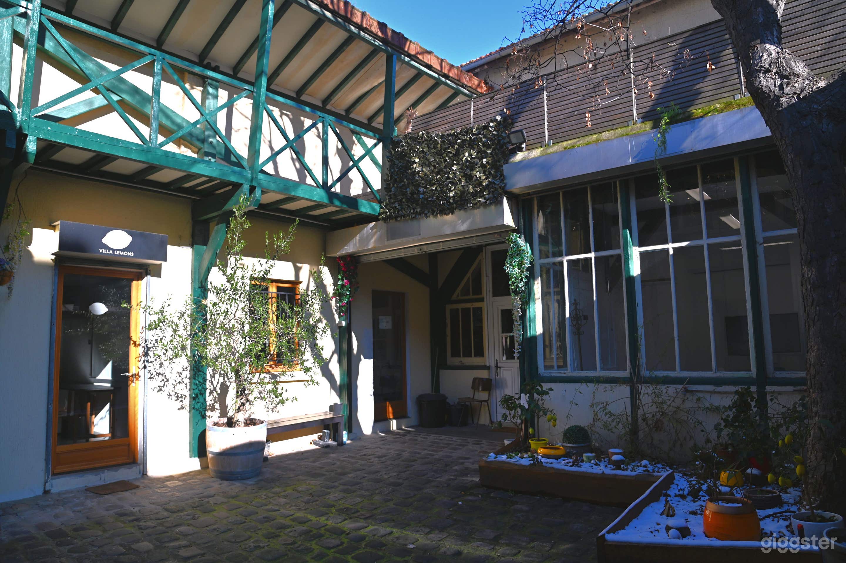 La cour intérieure de la Villa Lemons Photo 2