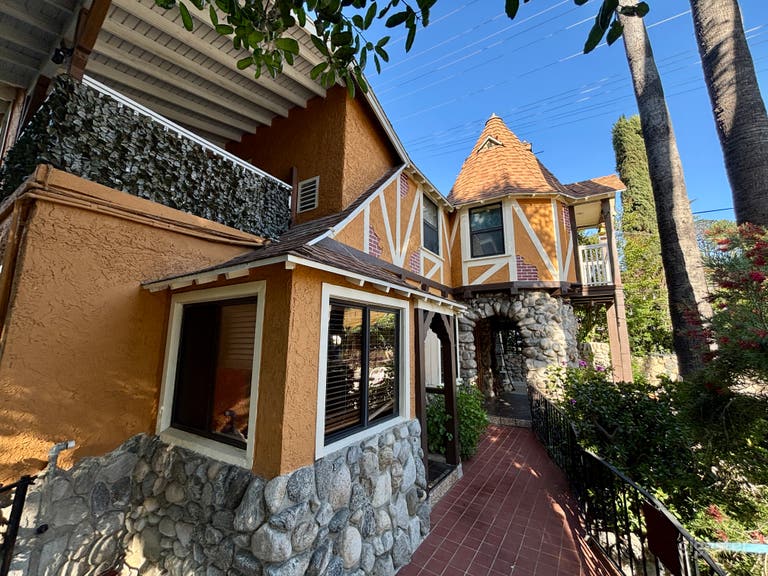  Medieval Castle Restaurant Garden Bridge Patio 