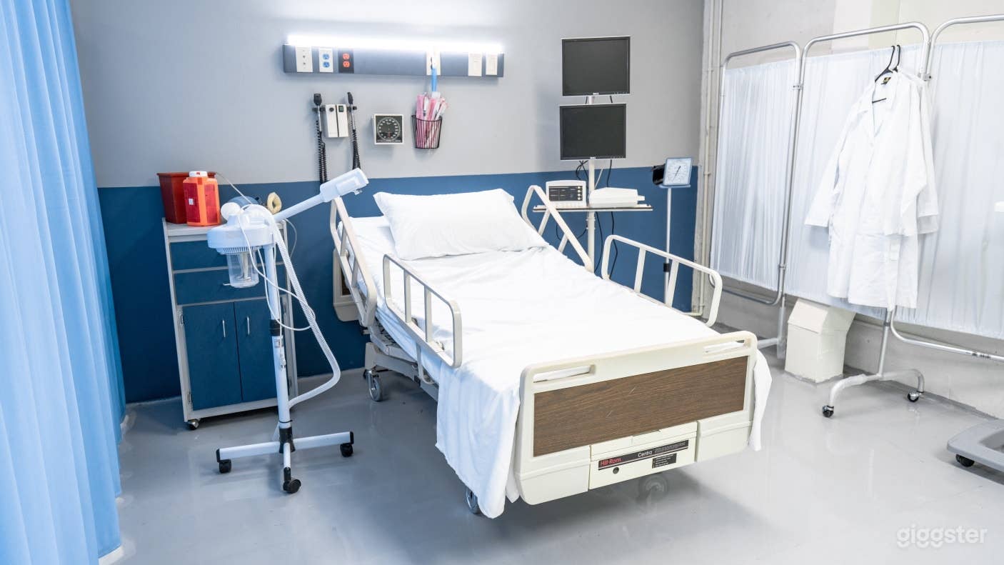 Studio Space with Hospital Room Film Set Photo 1