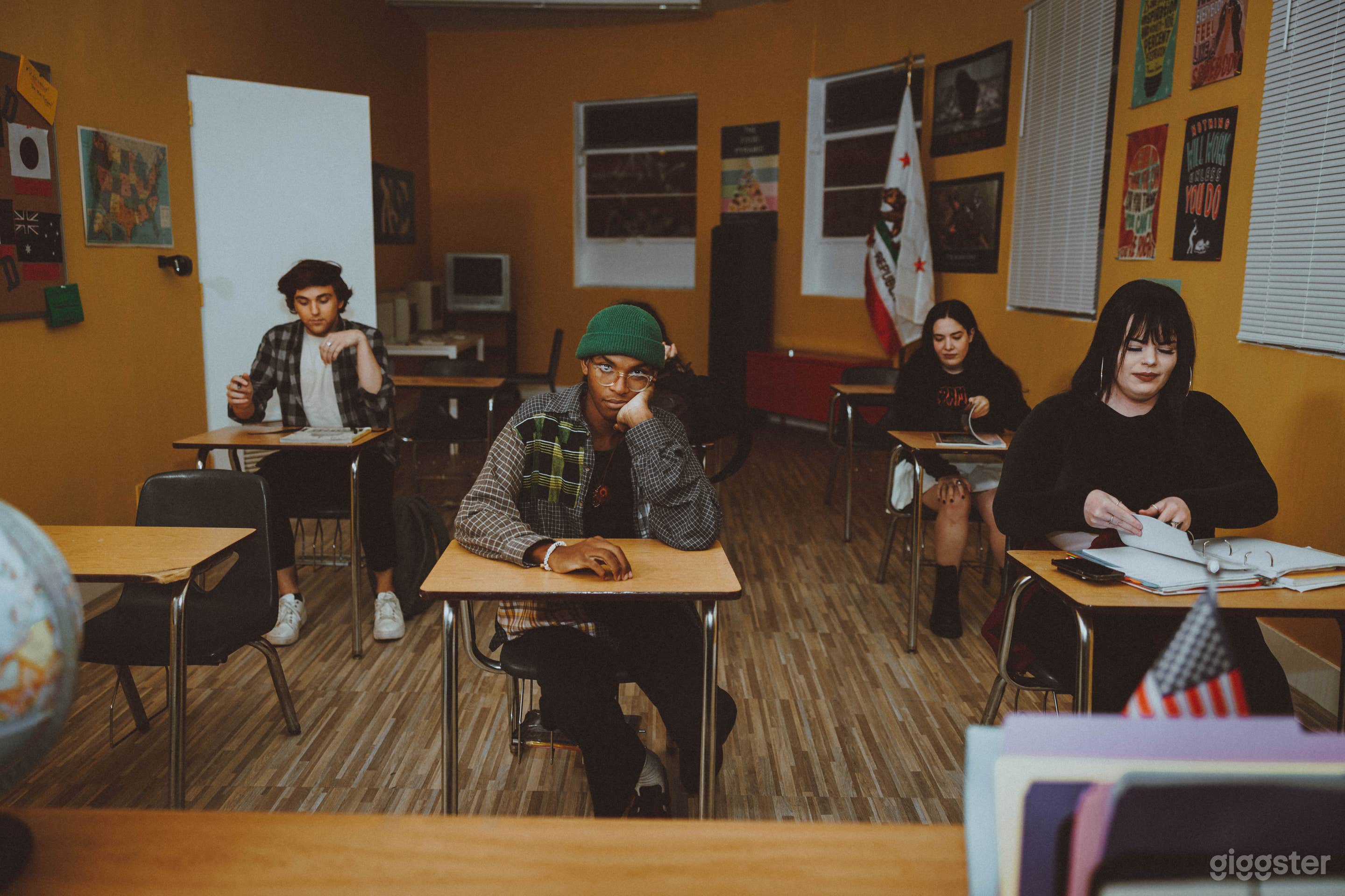 School, ice cream, vintage classroom / hallway  Photo 4
