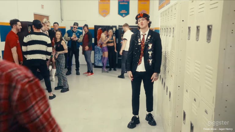  School, ice cream, vintage classroom / hallway  