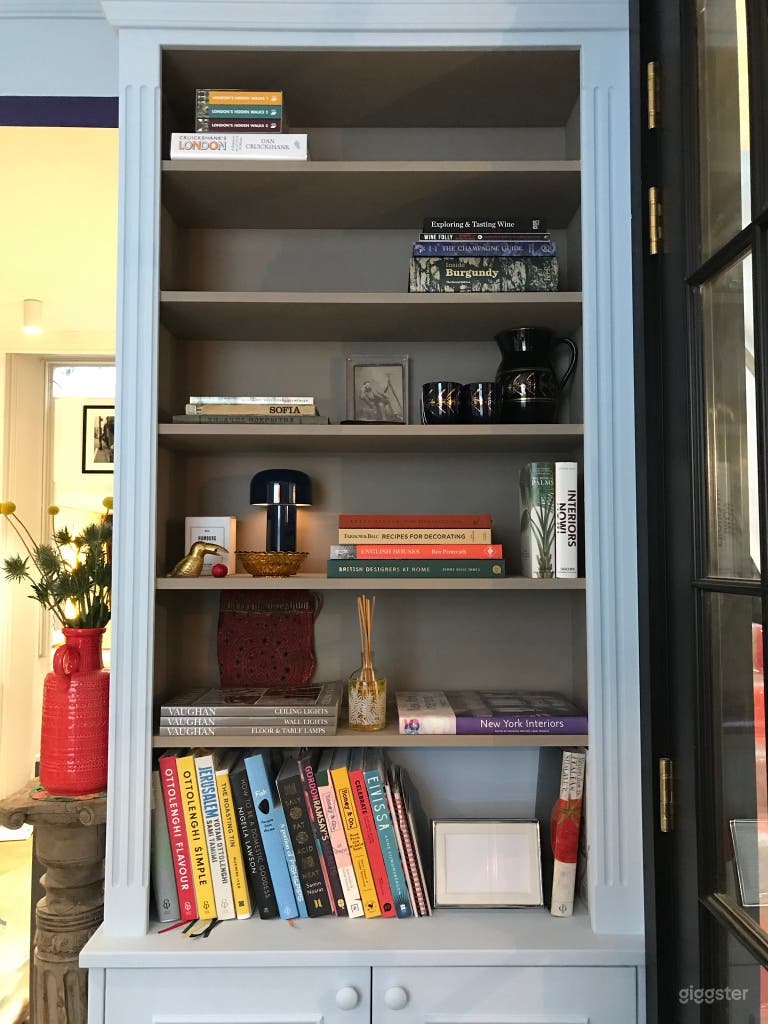  Dining room book case 