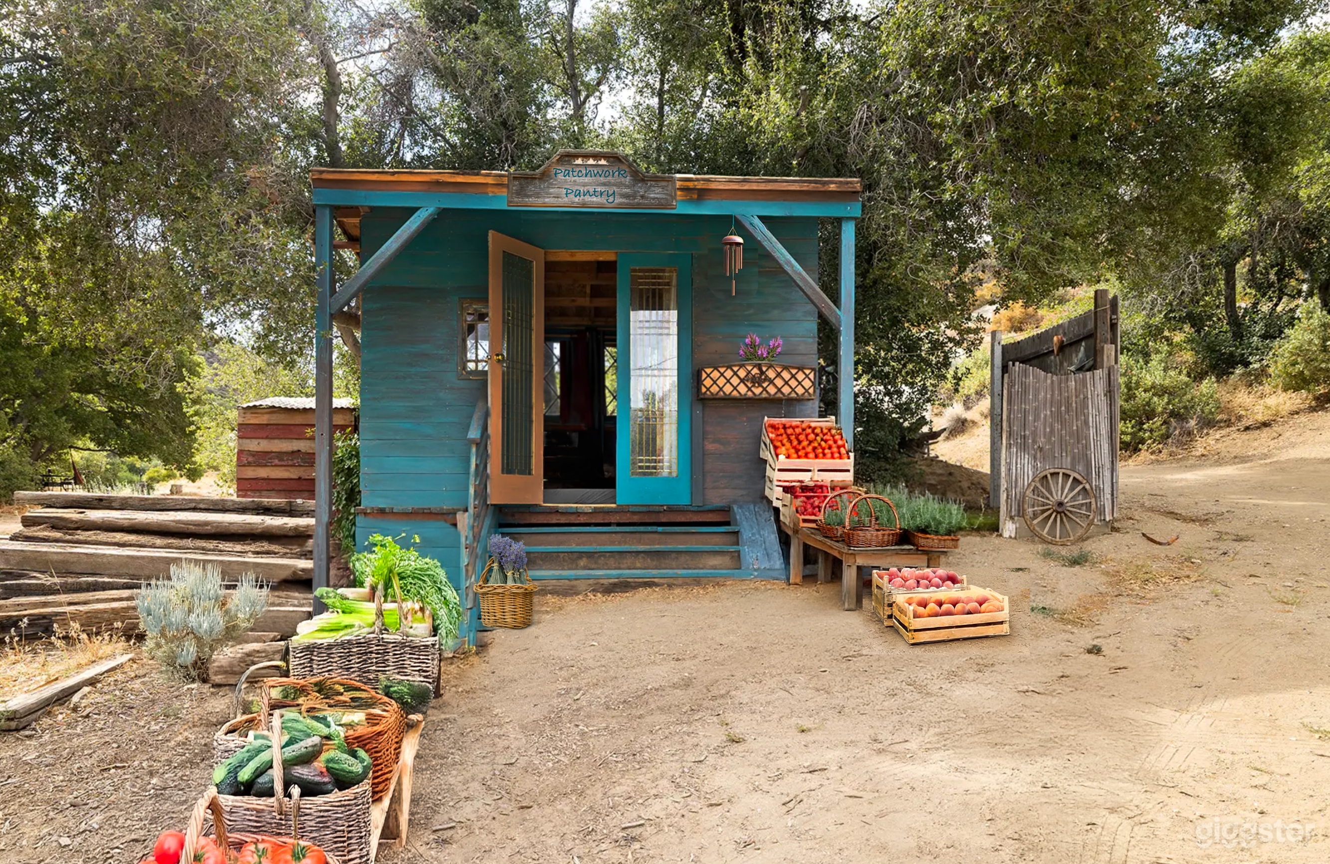 Organic Farm Stand in the high desert vibe