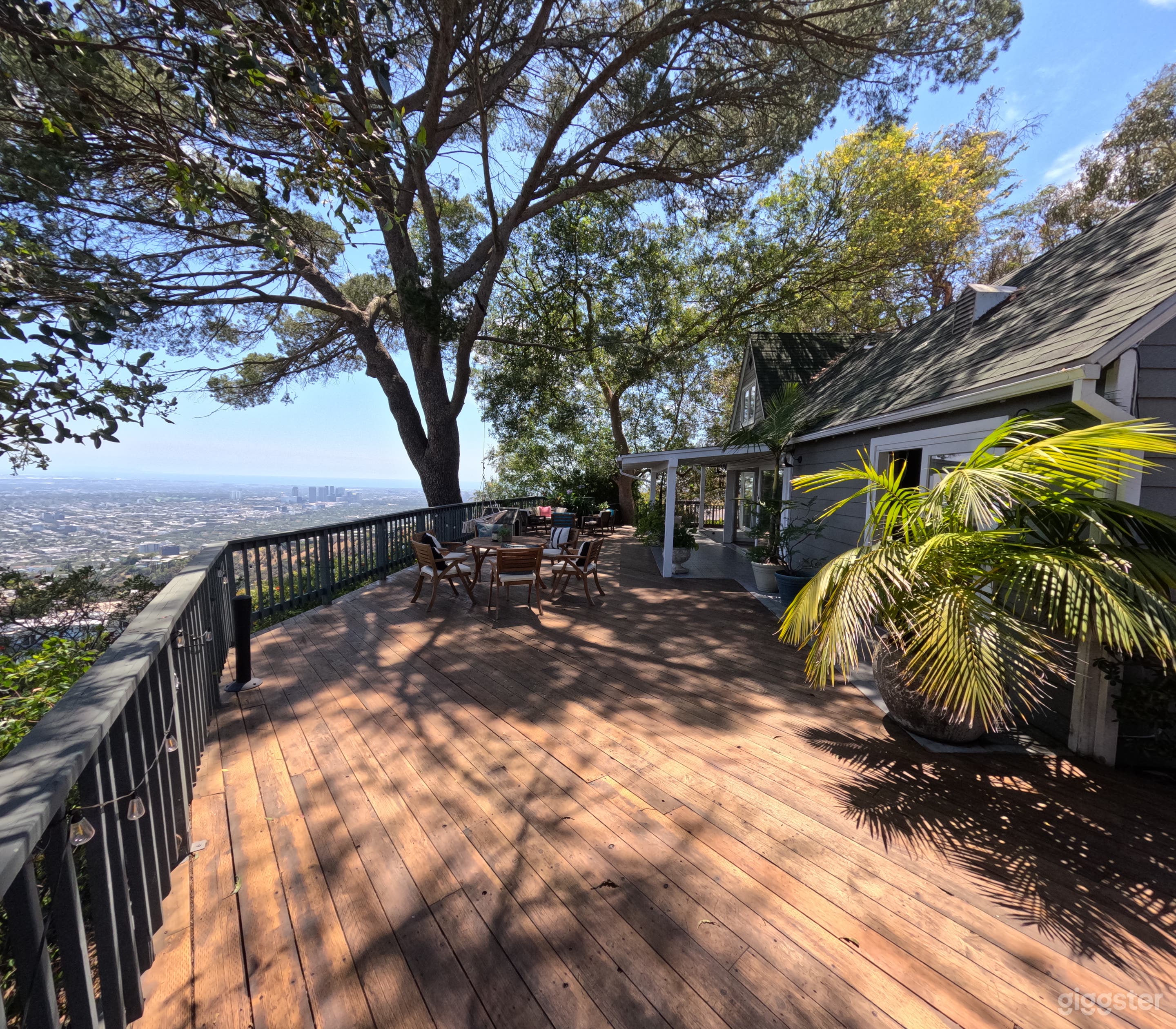 Wrap aroubd wooden deck