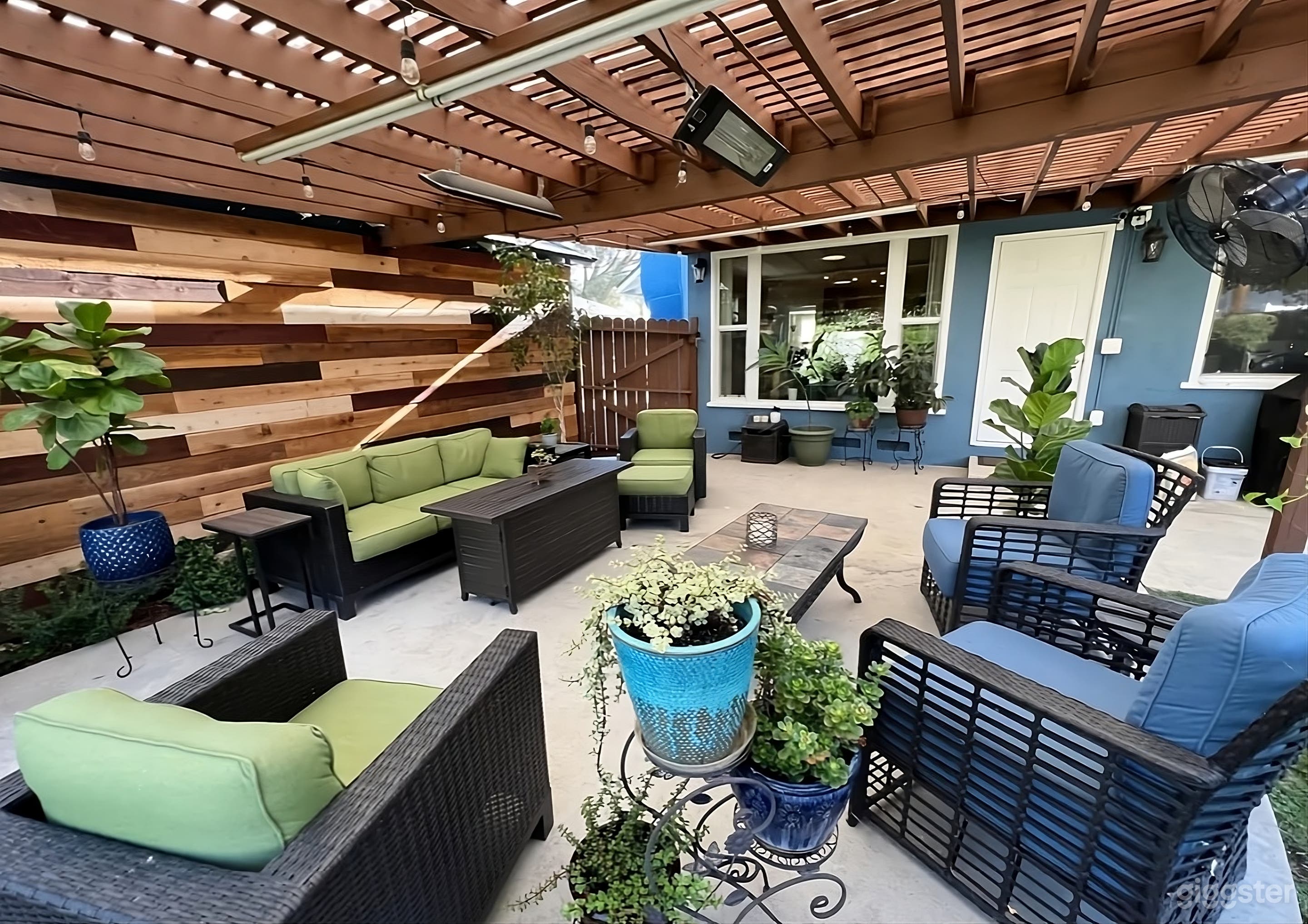 Enchanting Landscaped Backyard Photo 1