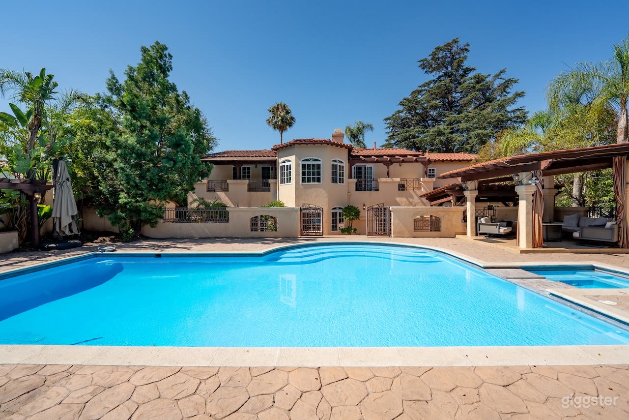 Elegant Mediterranean Estate w/ Pool in Burbank Hills Photo 1