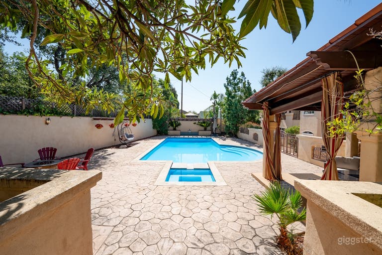  Elegant Mediterranean Estate w/ Pool in Burbank Hills 