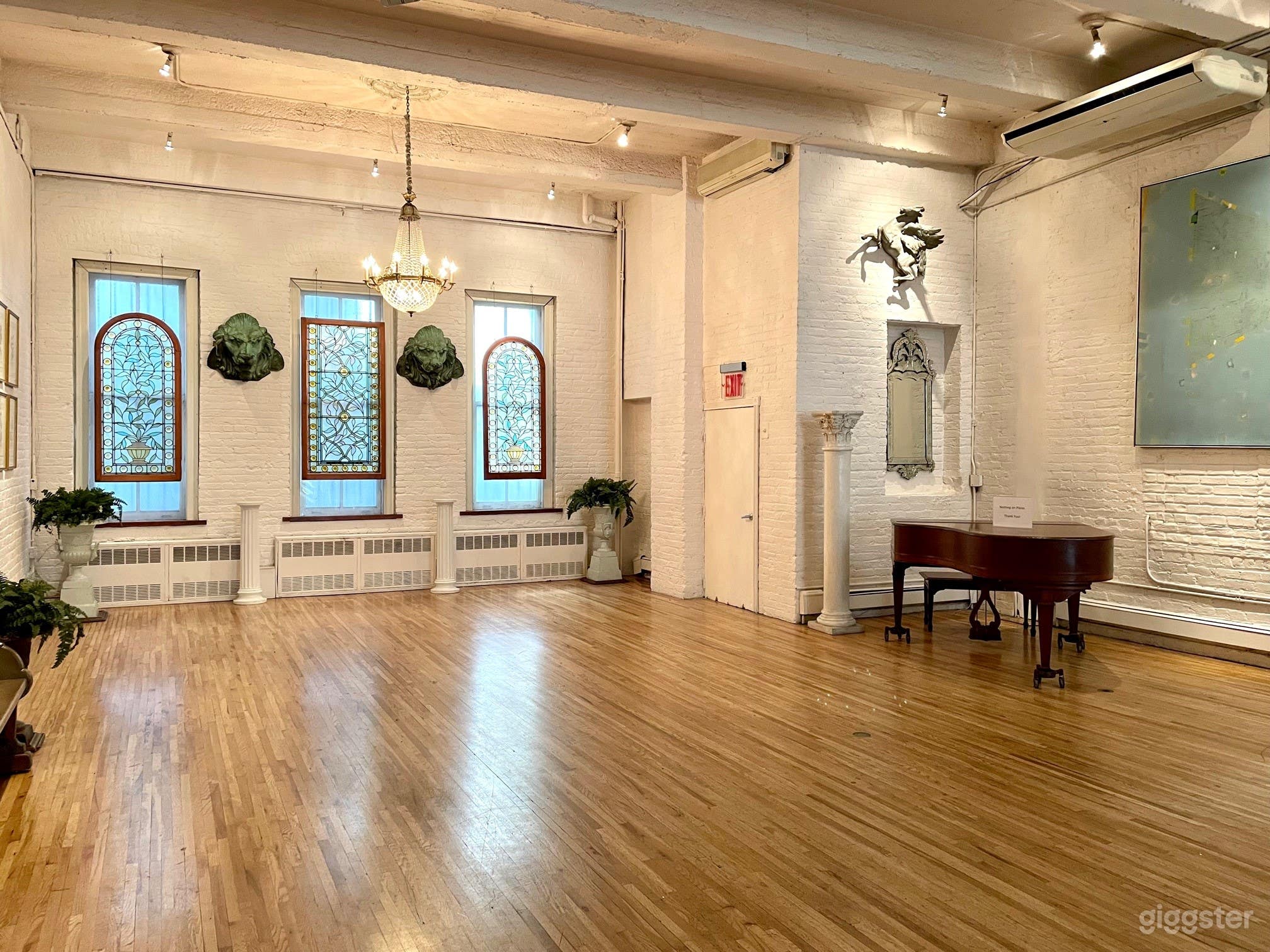 Stained Glass and Piano