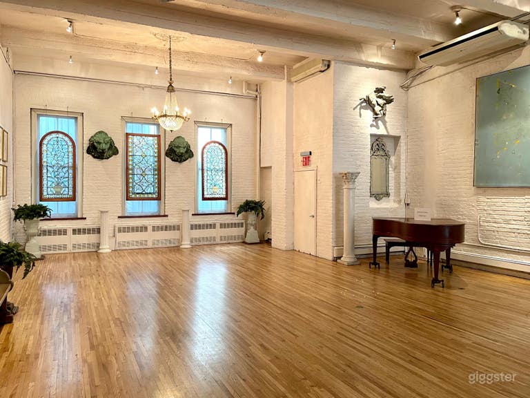  Stained Glass and Piano 