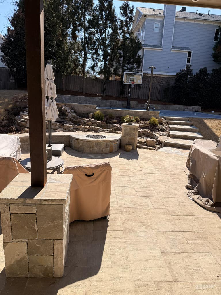  20 Year Old Brick and Stone Traditional Home Open Canvas 