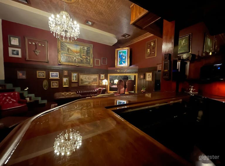  Bar Lounge with Fireplace & Stage for Events and Productions 