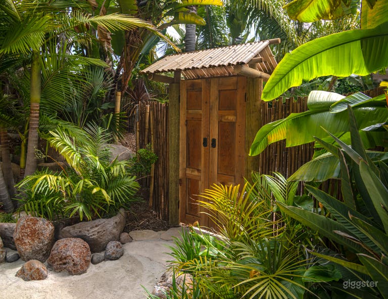  Lush Exotic Tropical Themed Outdoor Space 