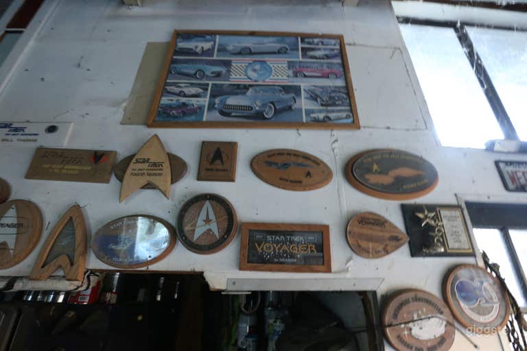  The Owner&#x27;s awards from Star Trek Next Generation. 