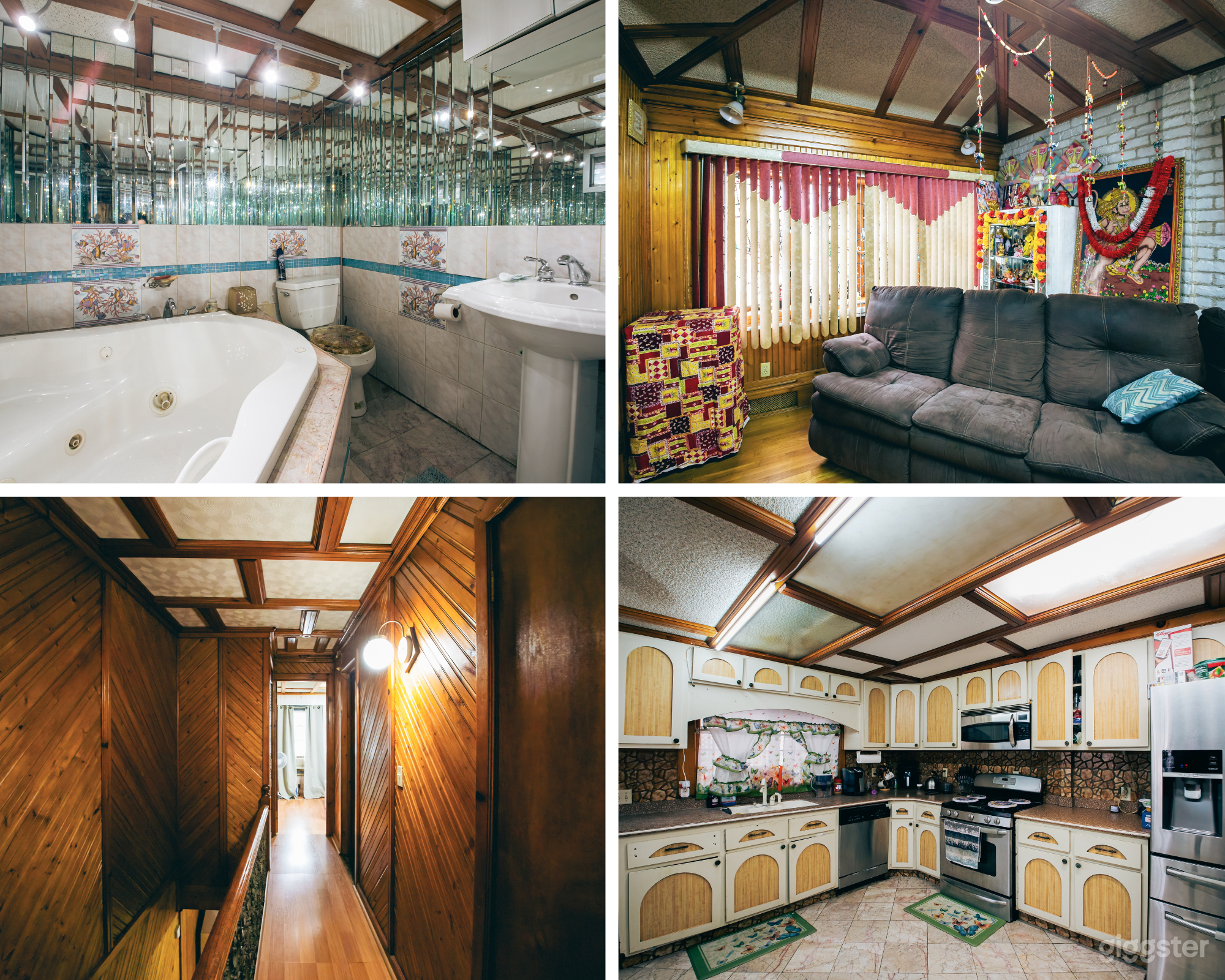 Vintage Loft with Exposed Wooden Beams Photo 1