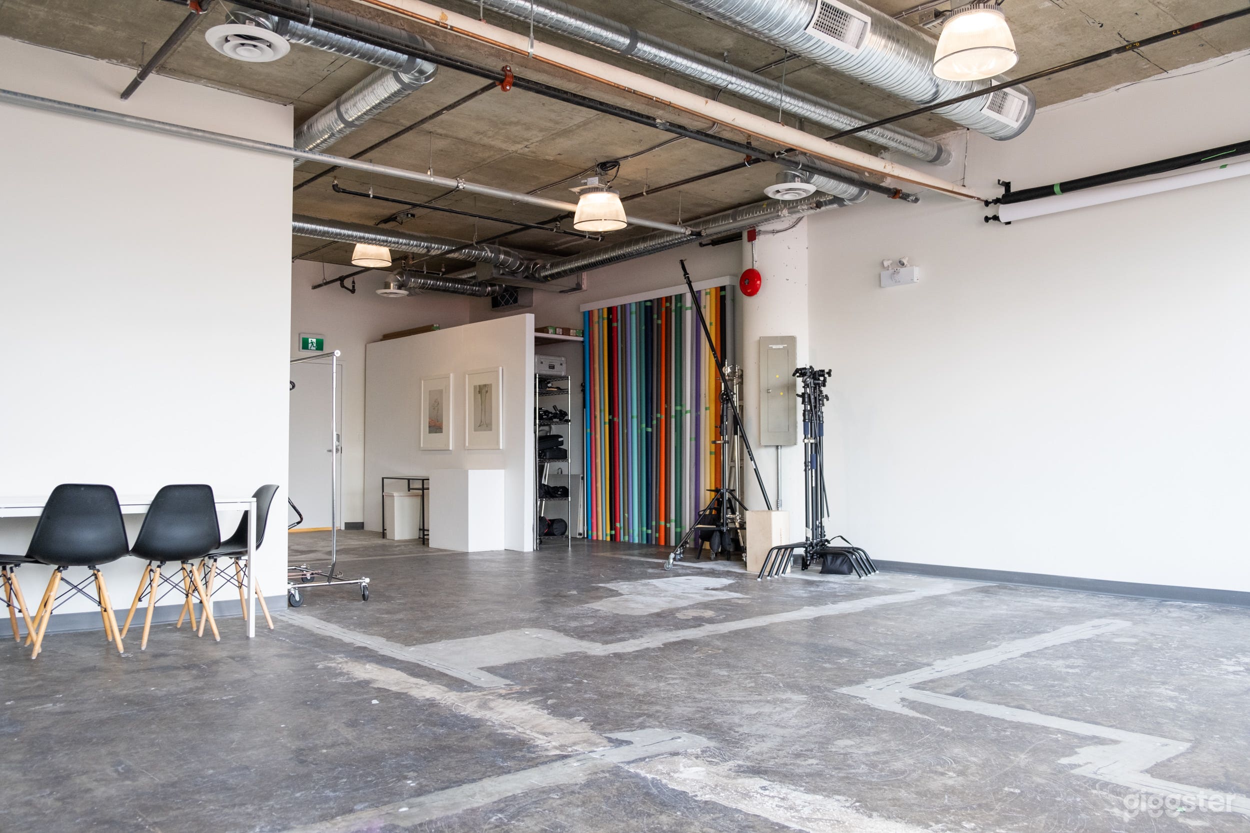 Grip equipment and V-flats. Backdrop pulls at $30/ pull. 