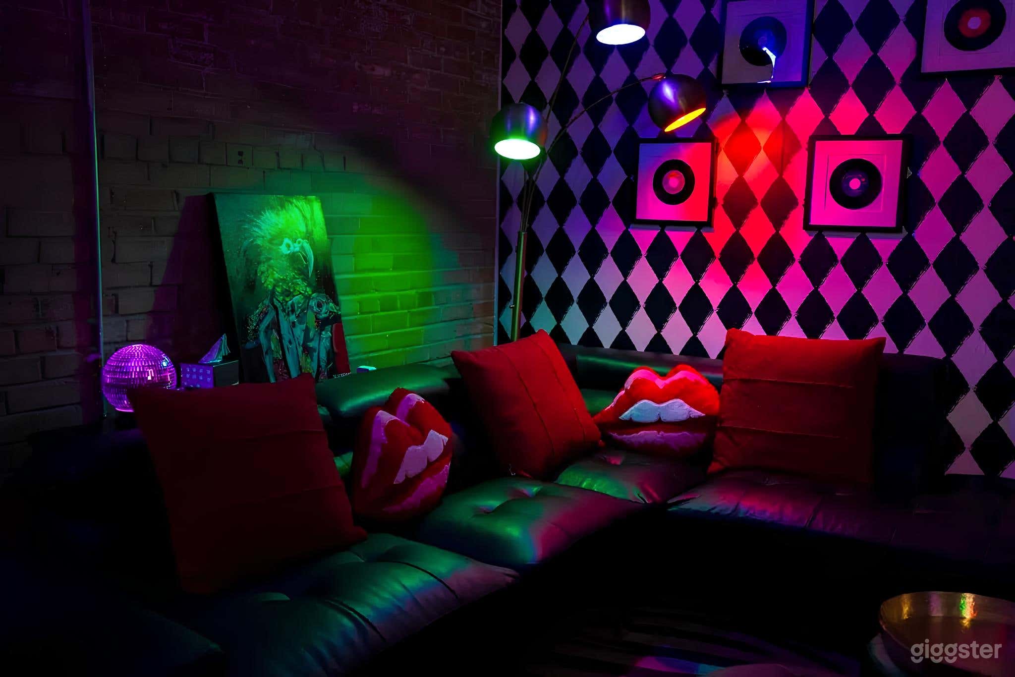 Retro Lounge-Styled Content Studio Photo 2