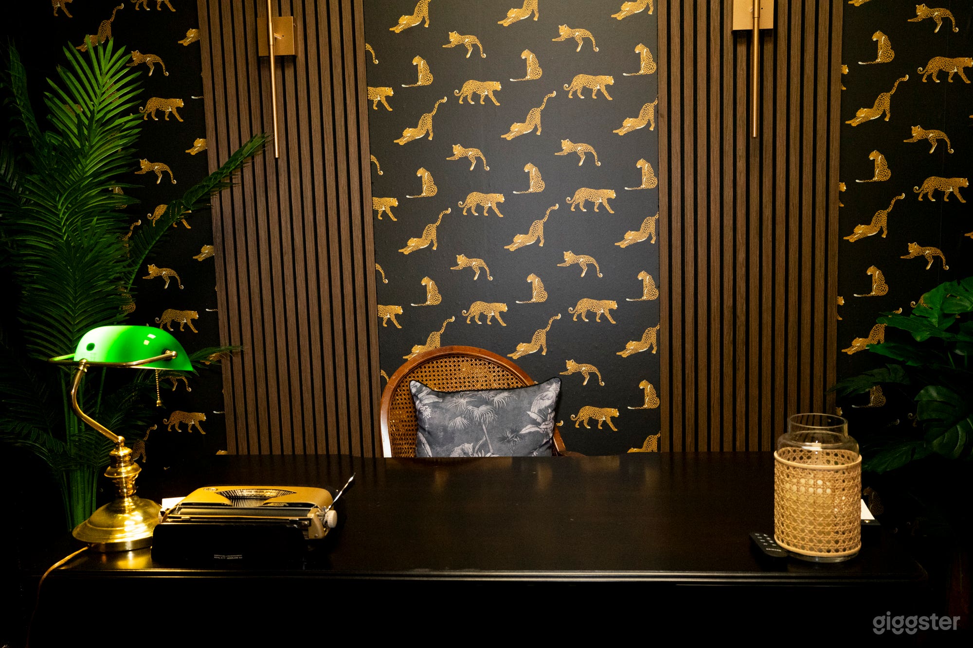 Moody vintage office