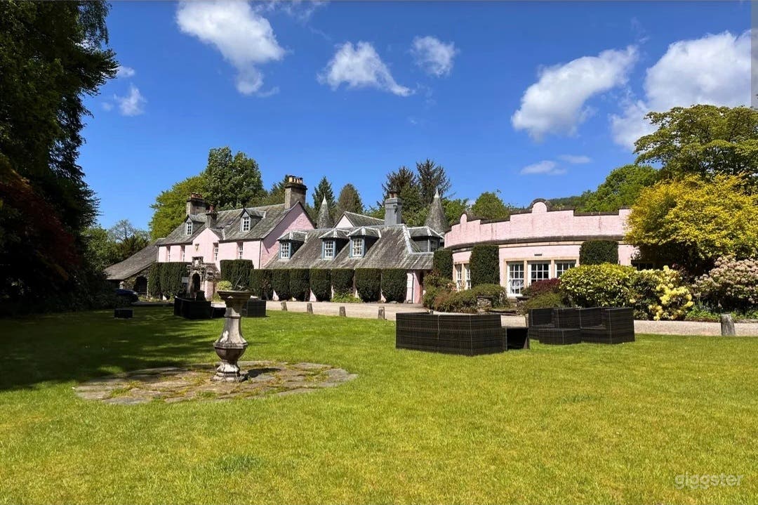 Scottish Country Manor House Historical Hotel weddings, film Photo 1
