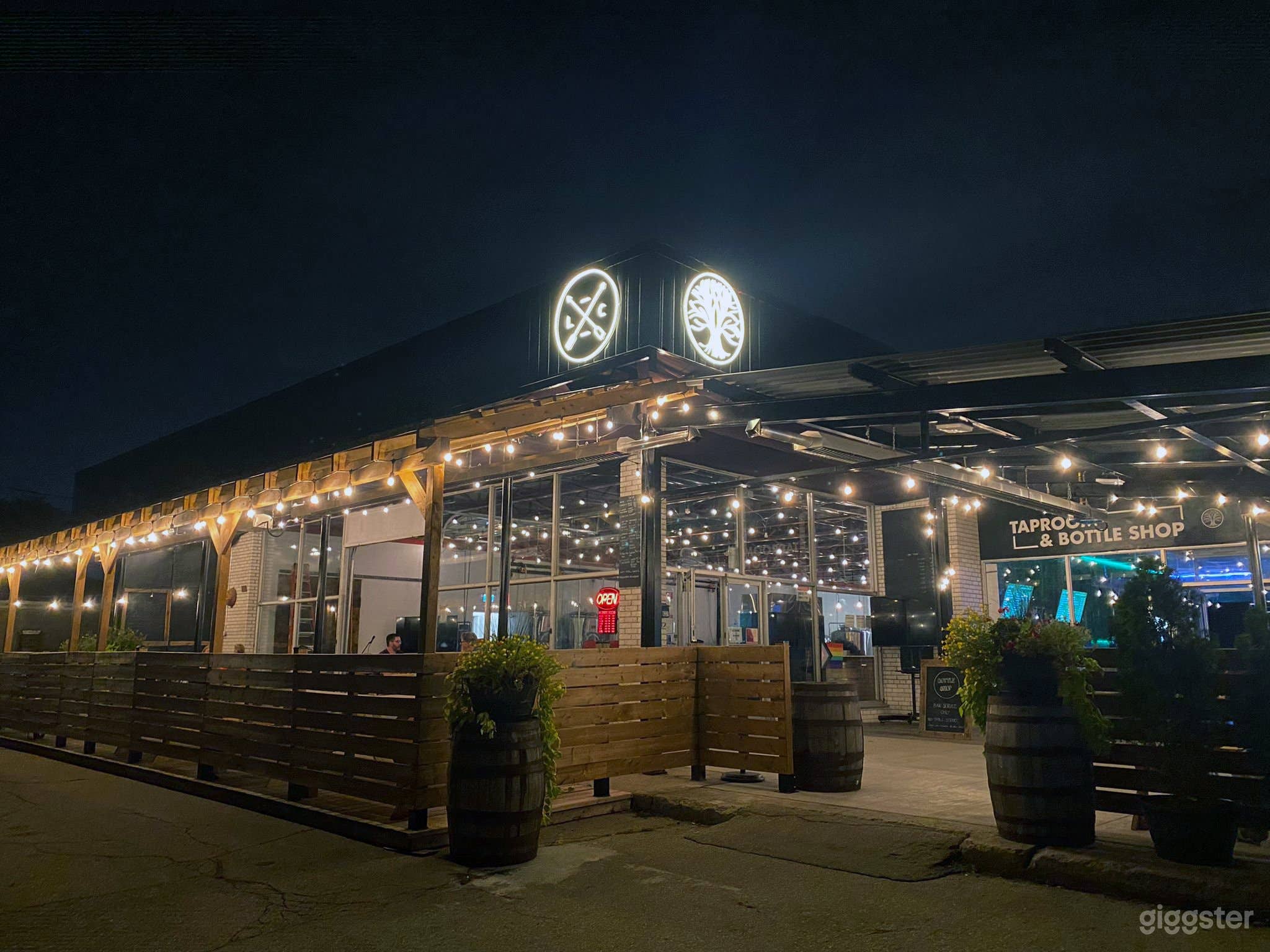 Modern Brewery Space with Exposed Brewing Vessels Photo 1