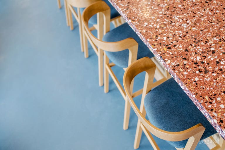  showing style or terrazzo bar 