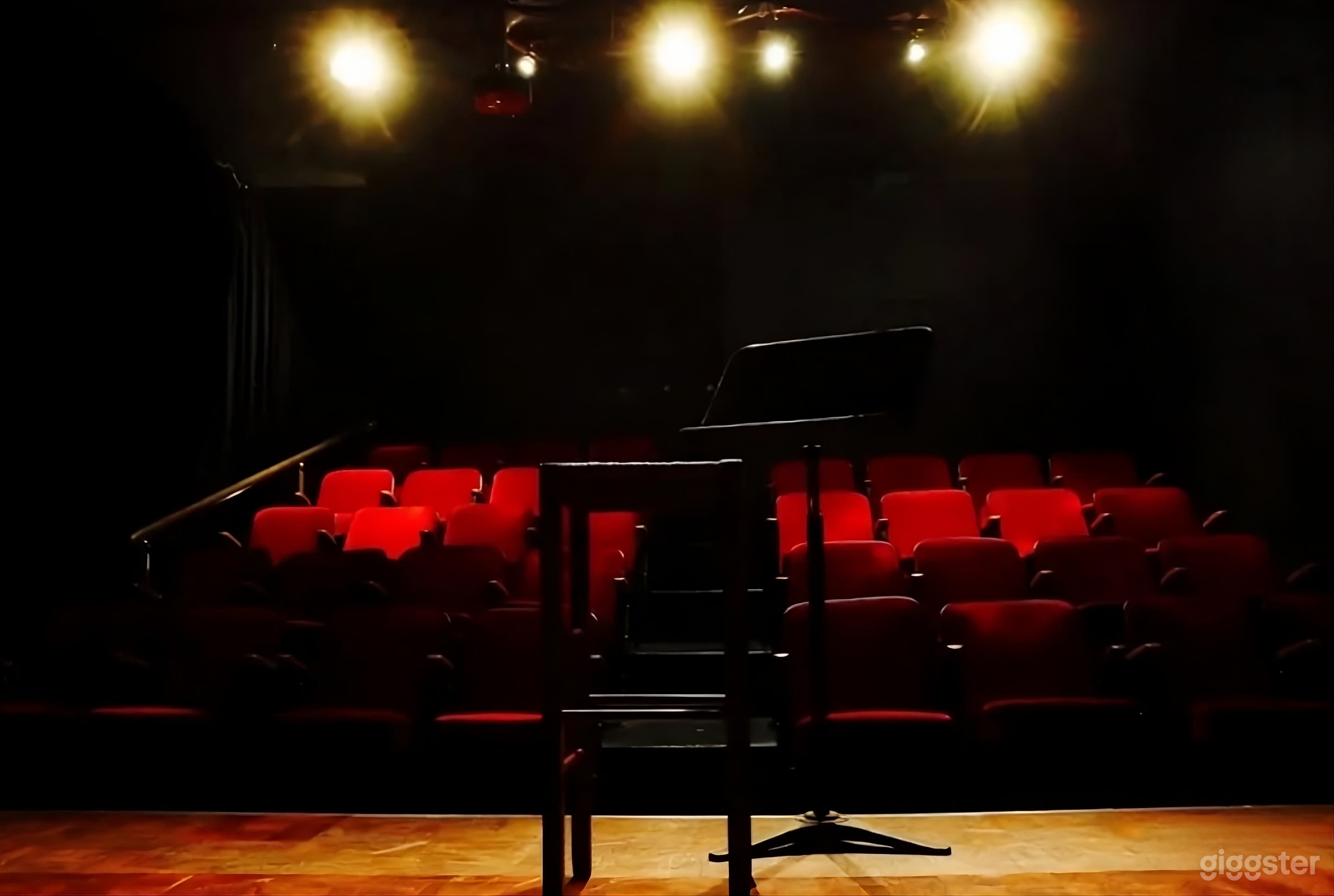 Intimate Red Seat Theater with Red Curtains Photo 2