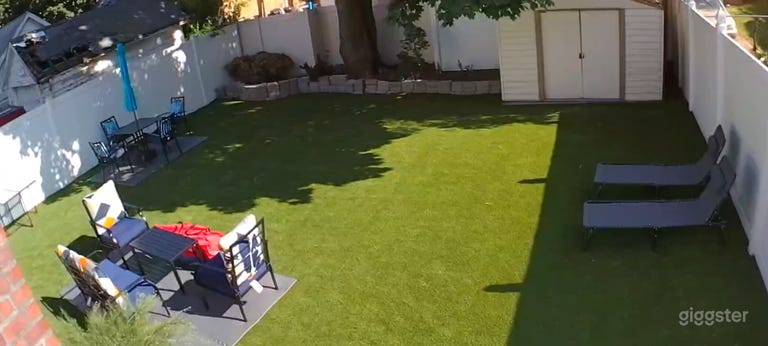  Private enclosed backyard  