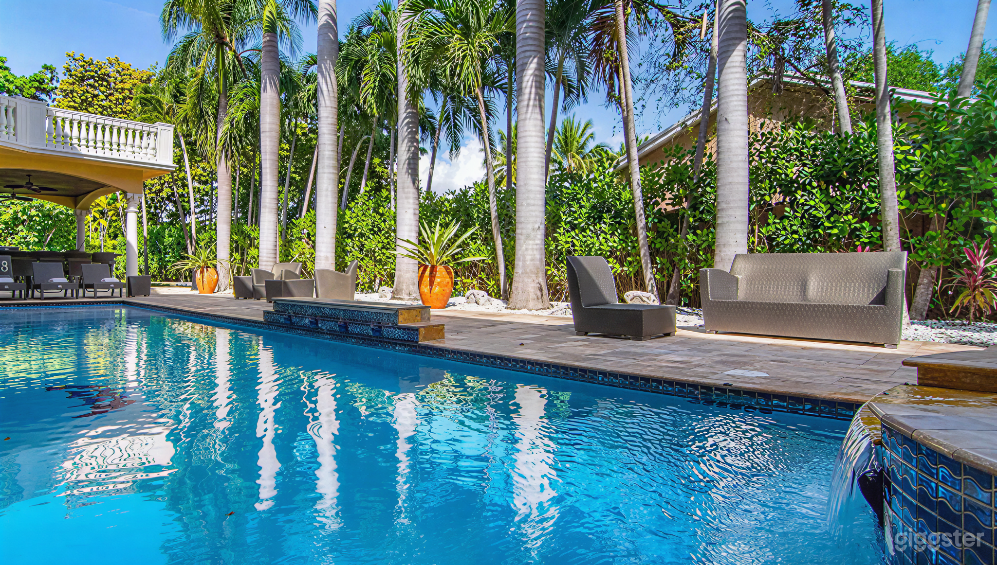 Resort-Style Pool Oasis with Waterfall Spa & Outdoor Kitchen Photo 2