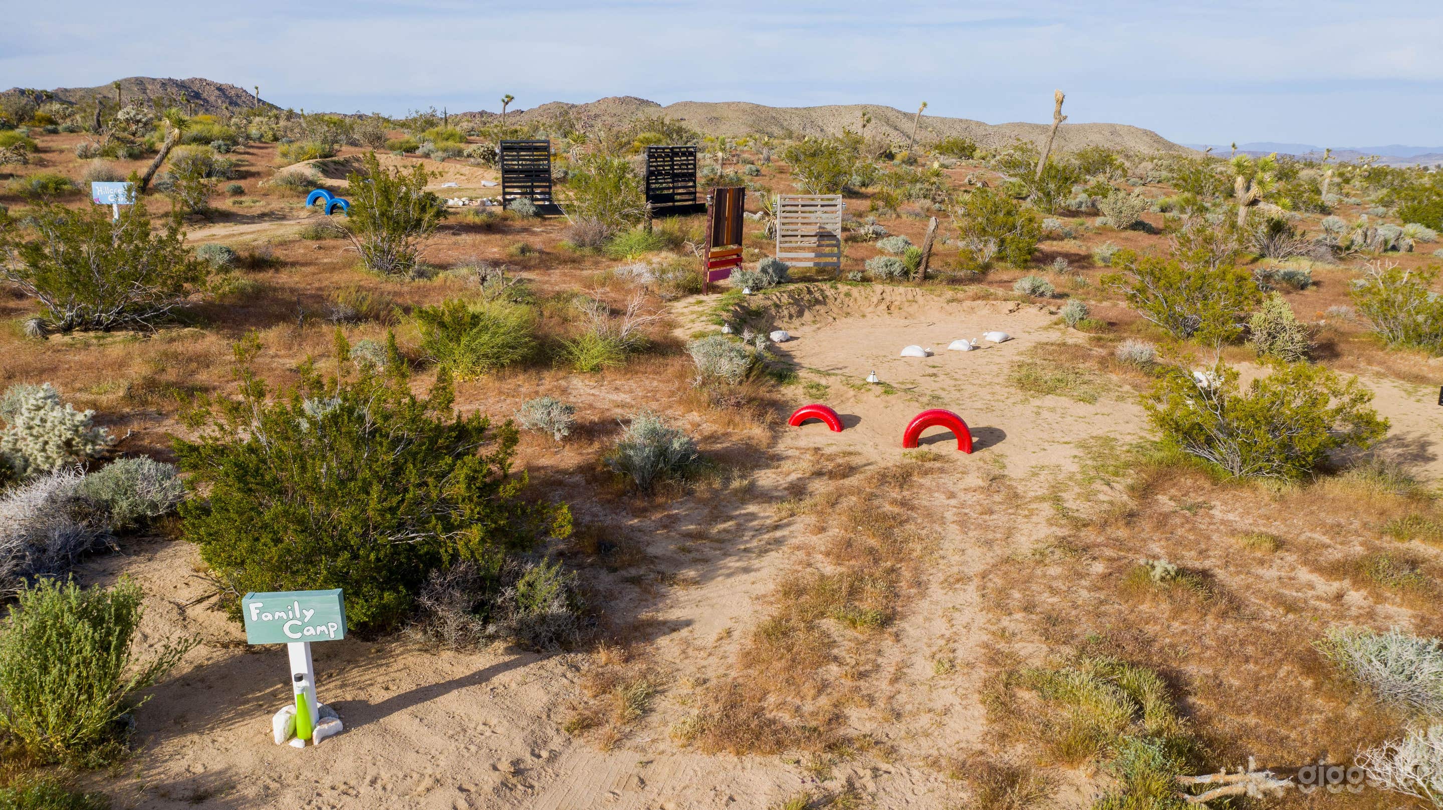 A couple of the campsites.