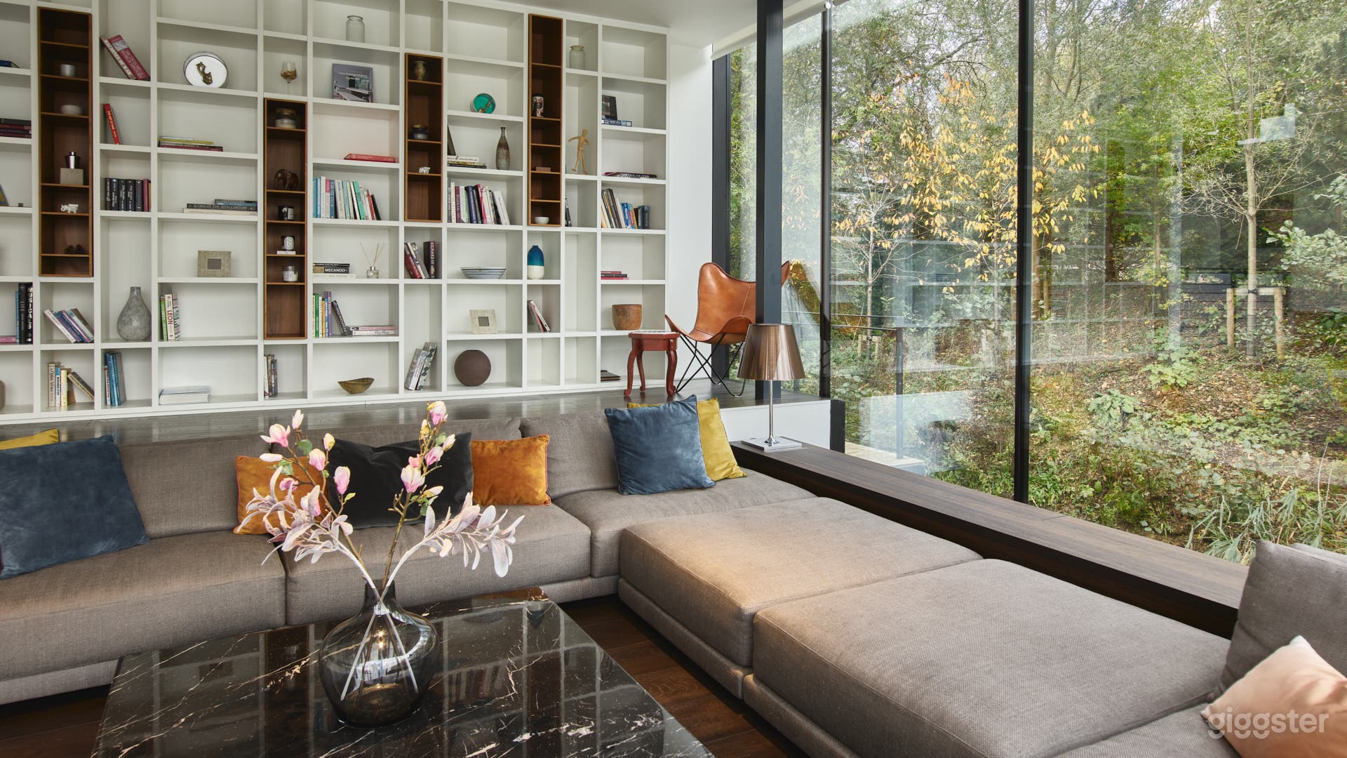 Stunning Glass Masterpiece of Lake's Edge Photo 3