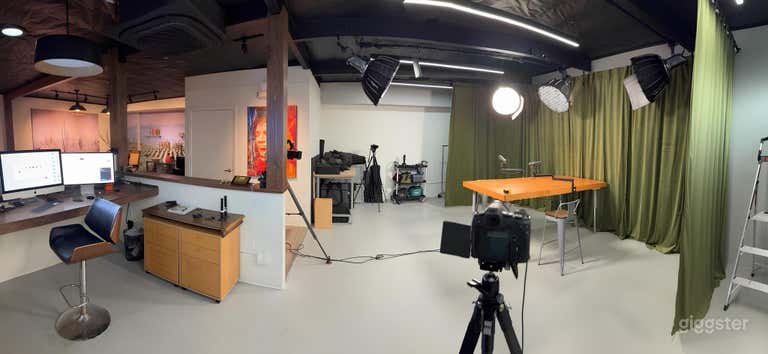  Estudio versátil de video/podcast 