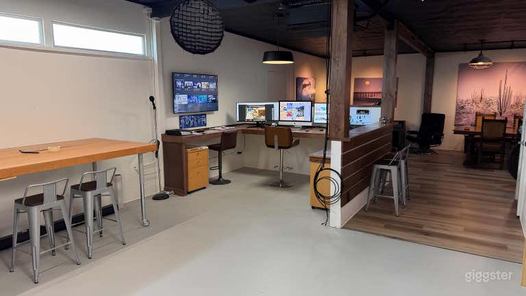  Estudio versátil de video/podcast 