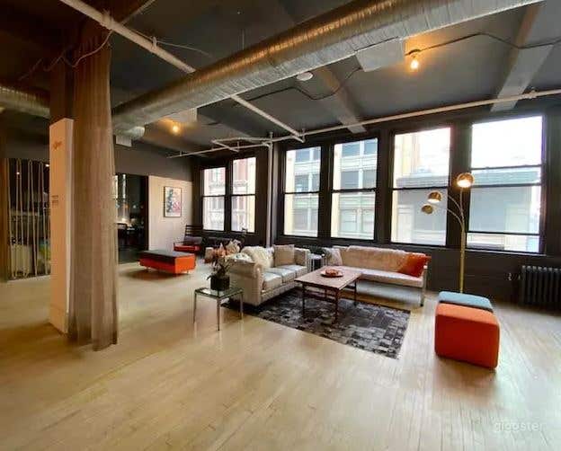  Sunny Spacious Kitchen Loft in NYC 