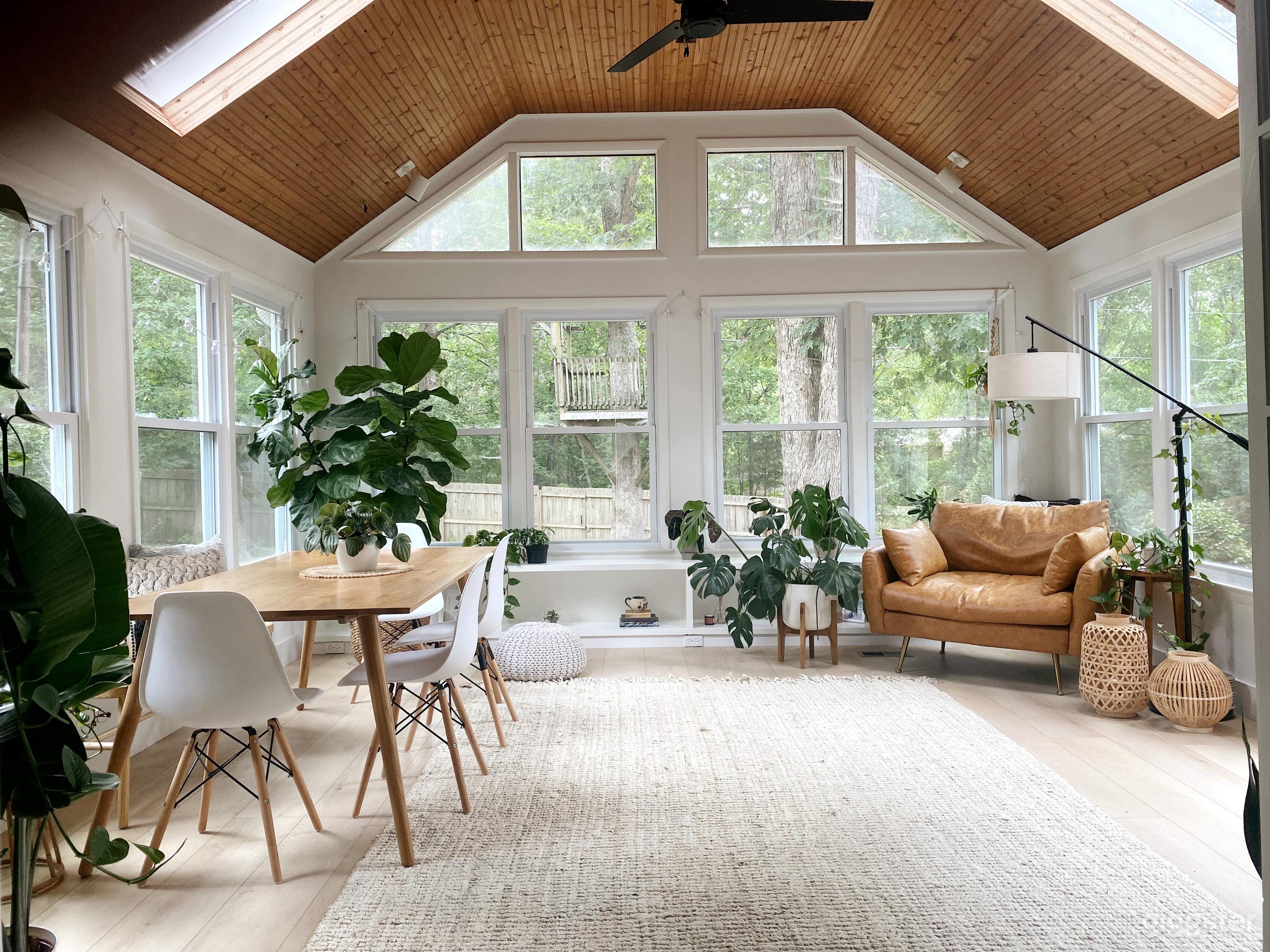 Mid-Century Modern Home with Bohemian Sunroom Photo 1
