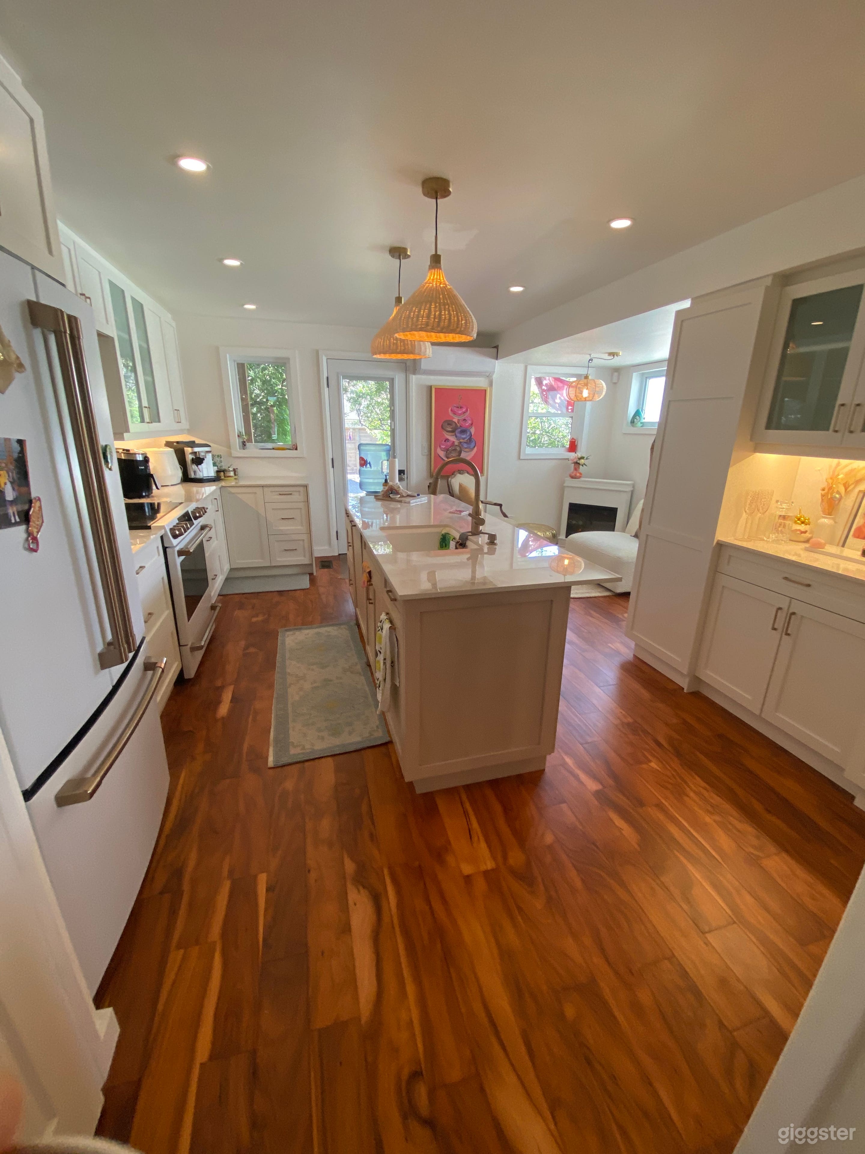 Gorgeous &amp; cozy light filled newly renovated kitchen.  Opens to backporch &amp; back yard.