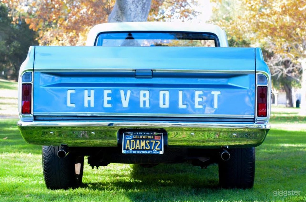 Classic 1972 Blue Chevrolet Photo 3