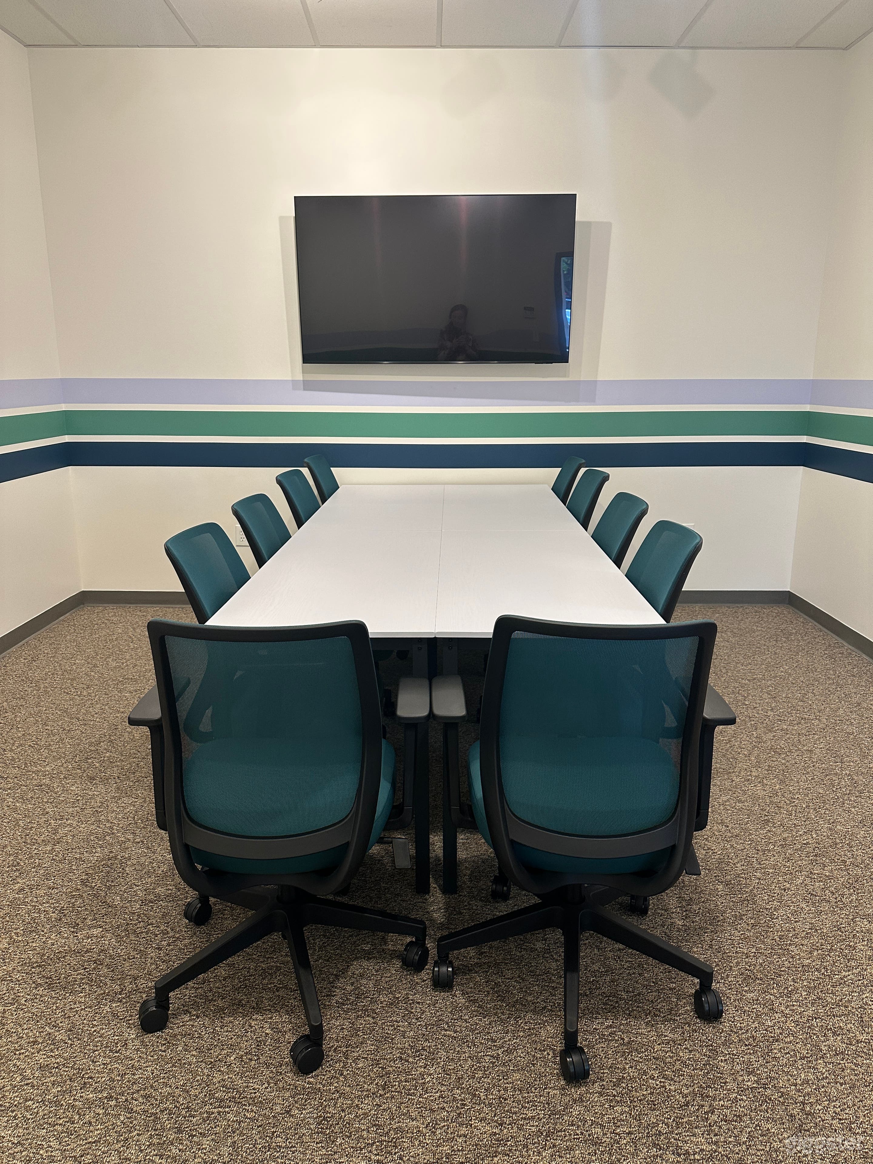 Modern Conference Room in Creative Hub, Reading MA| Seats 10 Photo 2