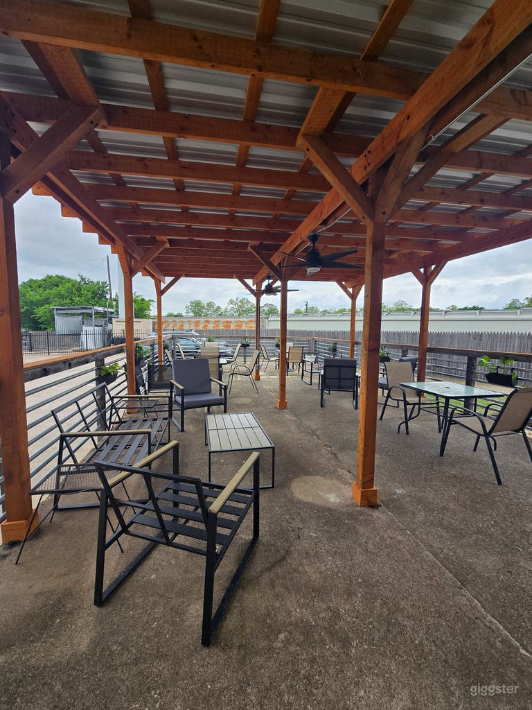  Vibrant Patio Outside the Workspace. Gated parking. 