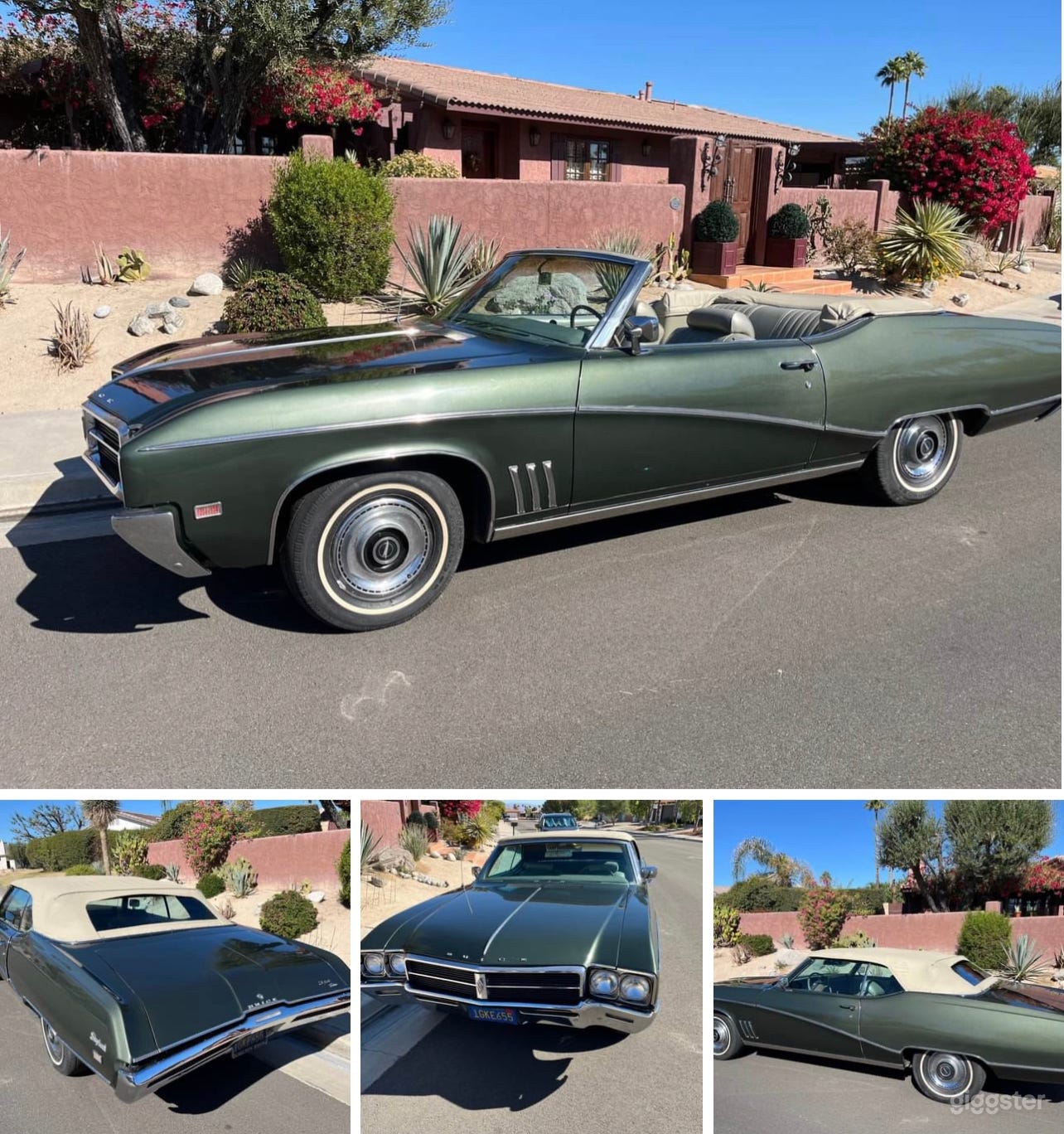 1969 Buick Skylark convertible (Green) Photo 1
