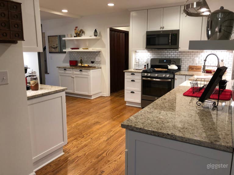 View into The JFR Kitchen from office area. 