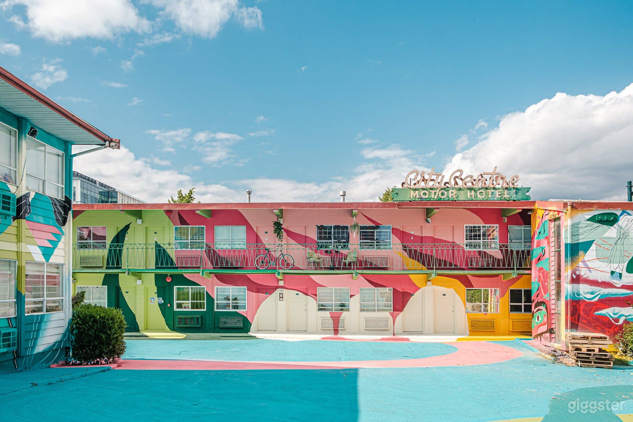 We are located in unit 27 in the basement in the North Building