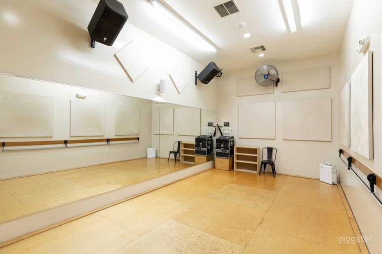Dance Studio D1 for 5 People (Sprung Maple Floor &amp; Wall-mounted Ballet Barres) Photo 2