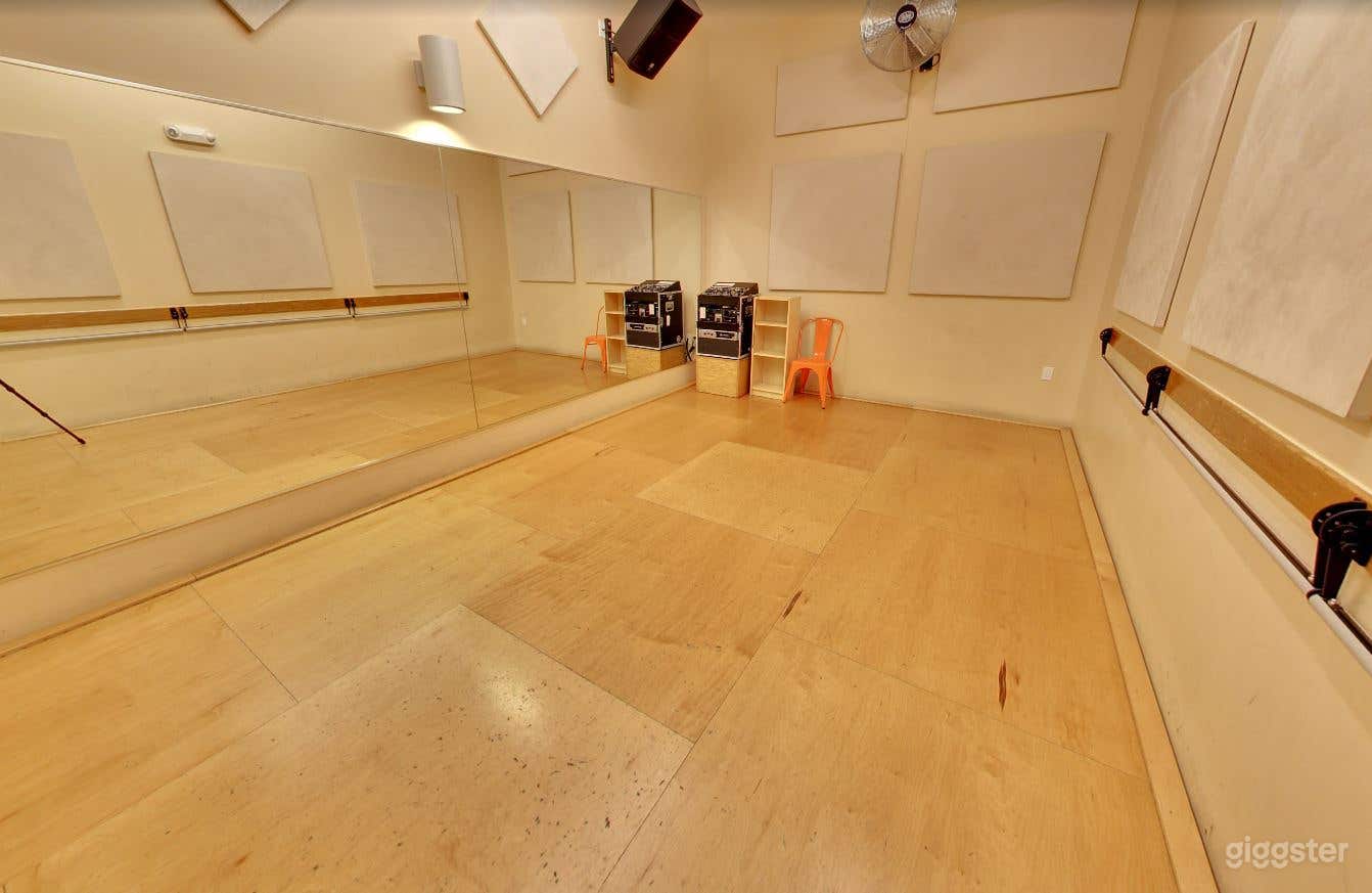 Dance Studio D1 for 5 People (Sprung Maple Floor &amp; Wall-mounted Ballet Barres) Photo 3