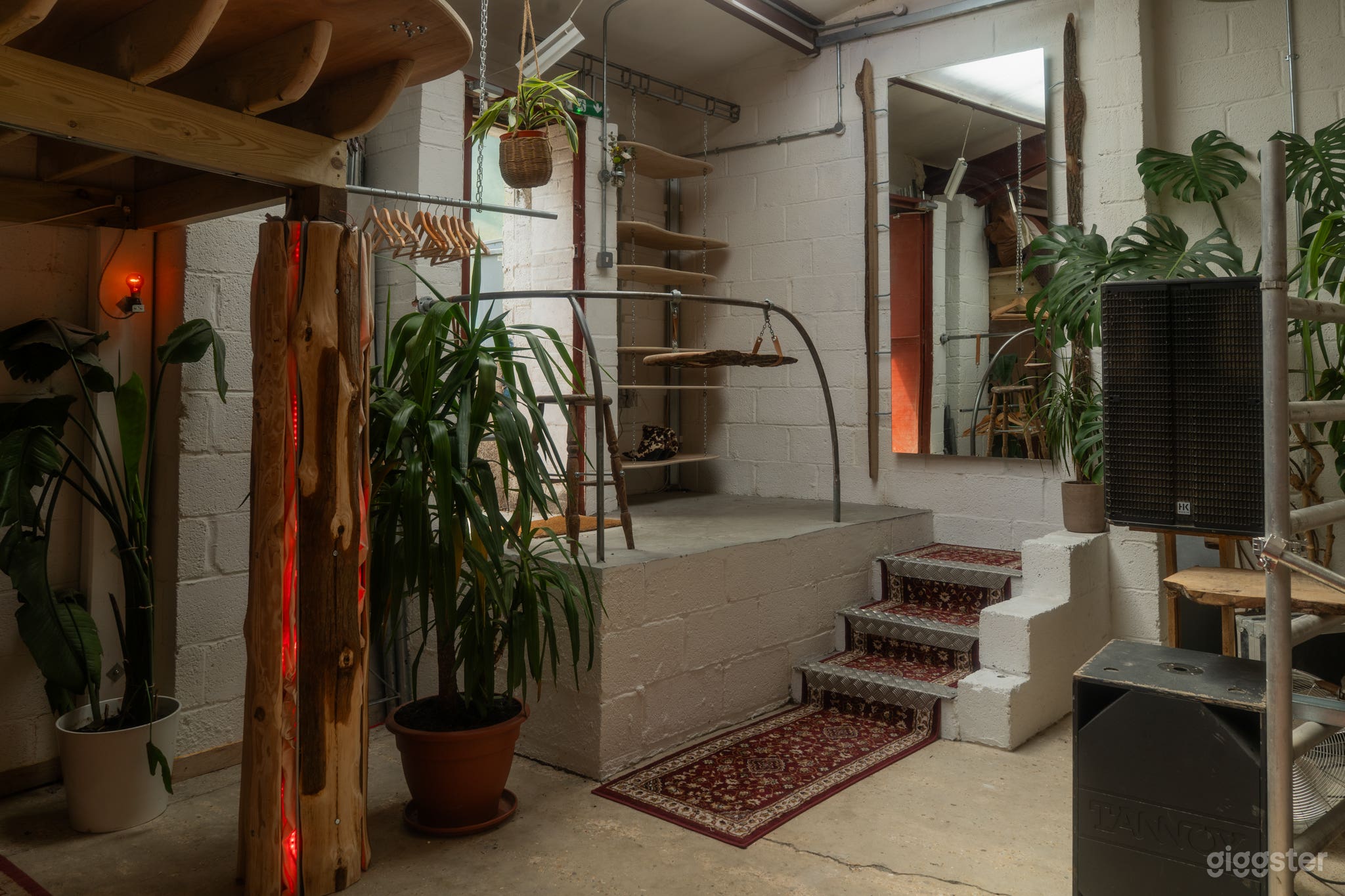 Organic Retro Futuristic Warehouse Studio Photo 2