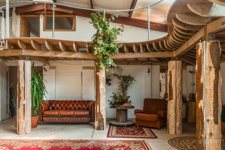 Organic Retro Futuristic Warehouse Studio 
