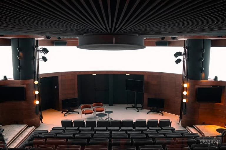  Retro-Futuristic Auditorium & Foyer in Paris 