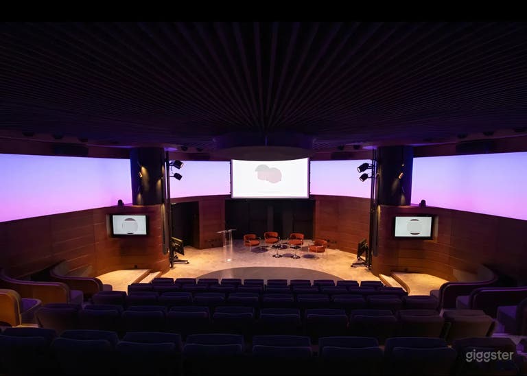  Retro-Futuristic Auditorium & Foyer in Paris 